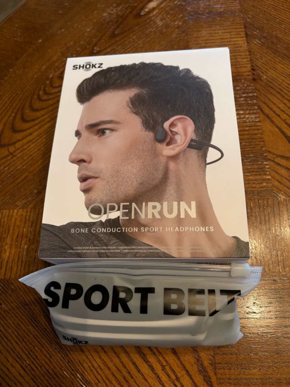 Shokz OpenRun Bone Conduction Sport Headphones - Black